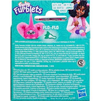 Hasbro furby furblets flo-flo flamingo mini plush toy, cute plush toys, fun  toy f F9703 / G1699 5010996304001