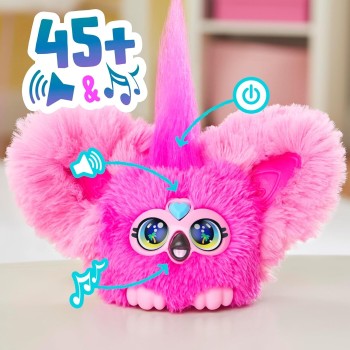 Hasbro furby furblets flo-flo flamingo mini plush toy, cute plush toys, fun  toy f F9703 / G1699 5010996304001