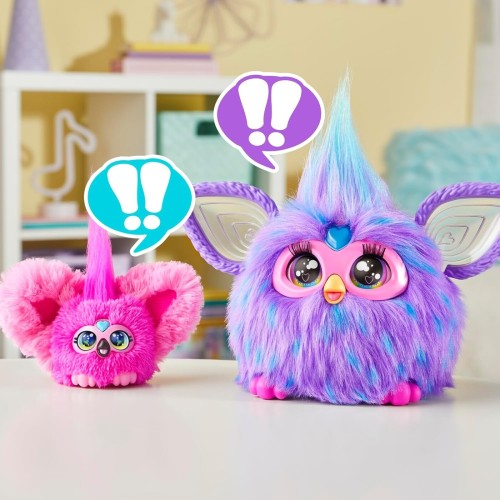Hasbro furby furblets flo-flo flamingo mini plush toy, cute plush toys, fun  toy f F9703 / G1699 5010996304001