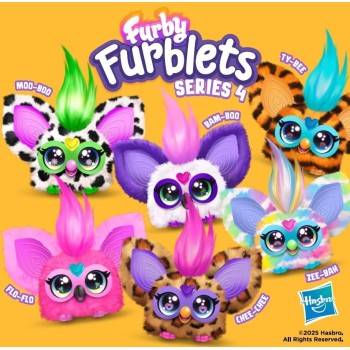 Hasbro furby furblets flo-flo flamingo mini plush toy, cute plush toys, fun  toy f F9703 / G1699 5010996304001