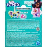 Hasbro furby furblets - series 4 collectible - zee-bah  mini plush toy, regenbogen F9703 / G1778 5010996304025