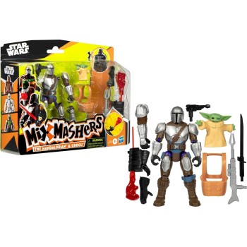 Hasbro star wars mixmashers the mandalorian and grogu customise mix-and-match delu F9481 / G0300 5010996247964