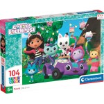 Clementoni Children's Super Color Dreamworks Gabbys Dollhouse 104 pcs 1210-25034 8005125250349