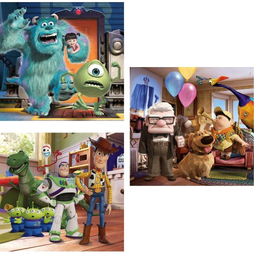 Clementoni Disney Children's Super Color Pixar 3x48 pcs 1200-25065 8005125250653