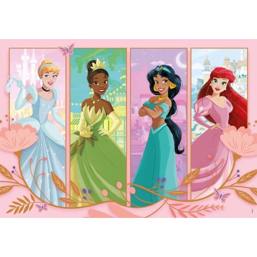 Clementoni παιδικό παζλ super color disney princess 2x60 τμχ 1200-24824 8005125248247