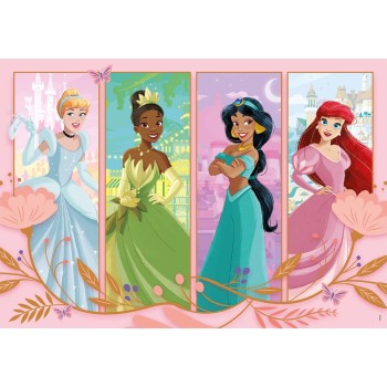 Clementoni παιδικό παζλ super color disney princess 2x60 τμχ 1200-24824 8005125248247