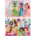 Clementoni Children's Super Color Disney Princess 2x60 pcs 1200-24824 8005125248247