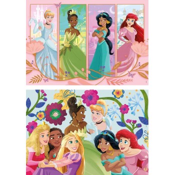 Clementoni Children's Super Color Disney Princess 2x60 pcs 1200-24824 8005125248247