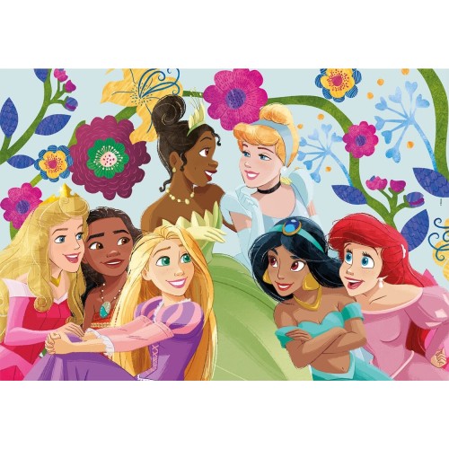 Clementoni Children's Super Color Disney Princess 2x60 pcs 1200-24824 8005125248247