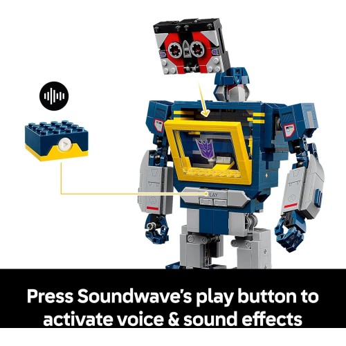 LEGO Icons Transformers: Soundwave SET Για Ενήλικες - Κιτ Μοντέλου 10358 5702017829173