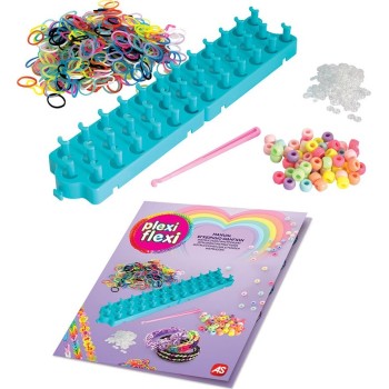 As company As Plexi Flexi Love Loom With 800 Tires and 30 Accessories for Ages 5+ 1080-25574 5203068255749