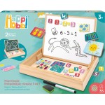 As company Happihobbi Magnet Wooden Wooden Magnetic Table 2 -sided Table With 35 Educational Magnets for 1029-64086 520306864086