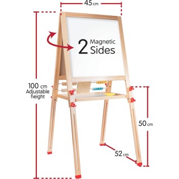 As company Happihobbi Magnet Wooden Magnetic 2 -sided Table for 3+ Years 1029-64087 5203068640873