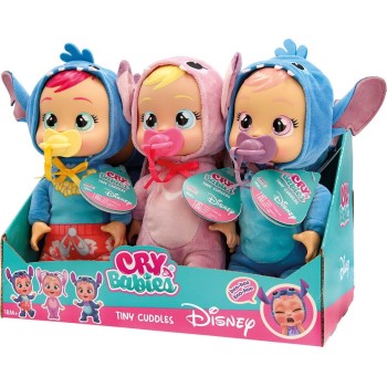 As company Disney Stitch Cry Babies Tiny Cuddles Stitch Interactive Doll Crying With True Tears 4104-92329 8421134925540