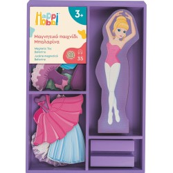 As company Happihobbi Magnet Sweet Ballerina Dress-up 35 Εκπαιδευτικοί Ξύλινοι Μαγνήτες Για 3+ Χρονών 1029-64084 5203068640842