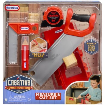 LITTLE TIKES Creative Construction Σετ Μέτρησης Και Κοπής 643255-EUC 050743643255