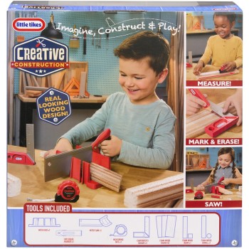 LITTLE TIKES Creative Construction Σετ Μέτρησης Και Κοπής 643255-EUC 050743643255