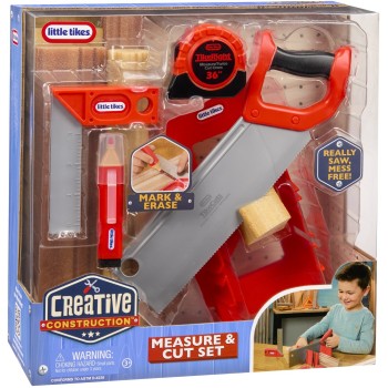 LITTLE TIKES Creative Construction Σετ Μέτρησης Και Κοπής 643255-EUC 050743643255