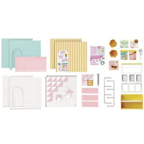 MGA Entertainment Miniverse Make It Mini Spaces Ice Cream Shop 566212-EUC 035051566212