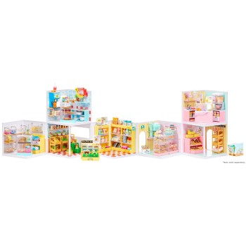 MGA Entertainment Miniverse Make It Mini Spaces Pizza Shop 566069-EUC 035051566069