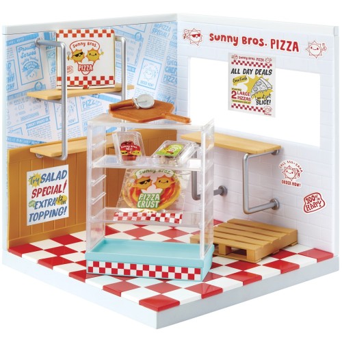 MGA Entertainment Miniverse Make It Mini Spaces Pizza Shop 566069-EUC 035051566069
