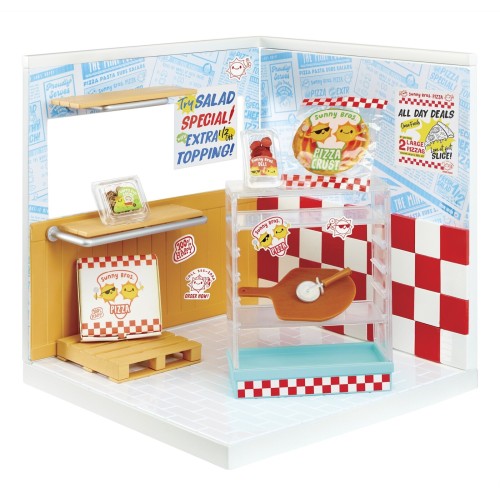 MGA Entertainment Miniverse Make It Mini Spaces Pizza Shop 566069-EUC 035051566069