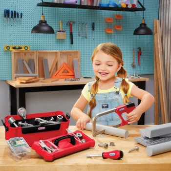 Little Tikes Creative construction tool box set 643262-EUC 050743643262