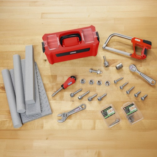 Little Tikes Creative construction tool box set 643262-EUC 050743643262