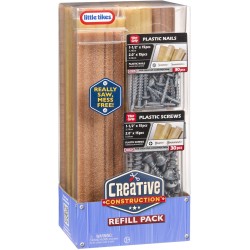 Little Tikes Creative construction wood/nails/screw 643927-EUC 050743643927
