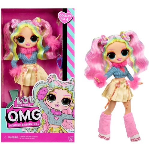 MGA Entertainment L.O.L. Surprise OMG Κούκλα Μόδας BUBBLEGUM D.J. 595649 035051595649