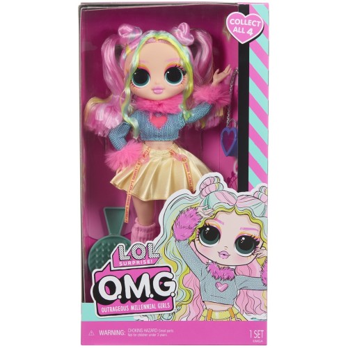 MGA Entertainment L.O.L. Surprise OMG Κούκλα Μόδας BUBBLEGUM D.J. 595649 035051595649