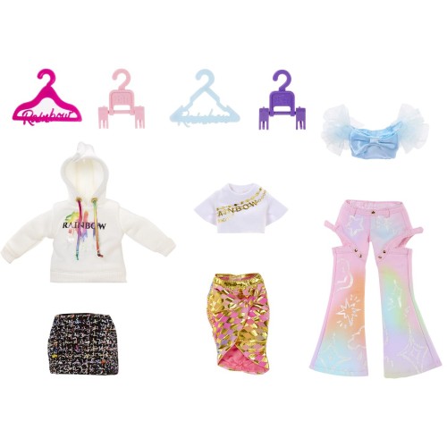 MGA Entertainment Rainbow High Amaya’s Rainbow Closet Playset + Exclusive Rainbow Doll 543183-EUC 035051543183