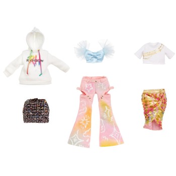 MGA Entertainment Rainbow High Amaya’s Rainbow Closet Playset + Exclusive Rainbow Doll 543183-EUC 035051543183
