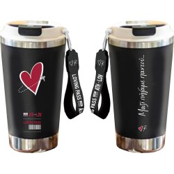 Glass Thermos - Rene Travel - Loving Pass / Together We Go Everywhere HP.RLB.0092 5206021143688