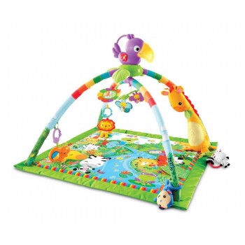 Mattel Deluxe Γυμναστήριο Rainforest Με Φώτα Και Μουσική DFP08 887961178197