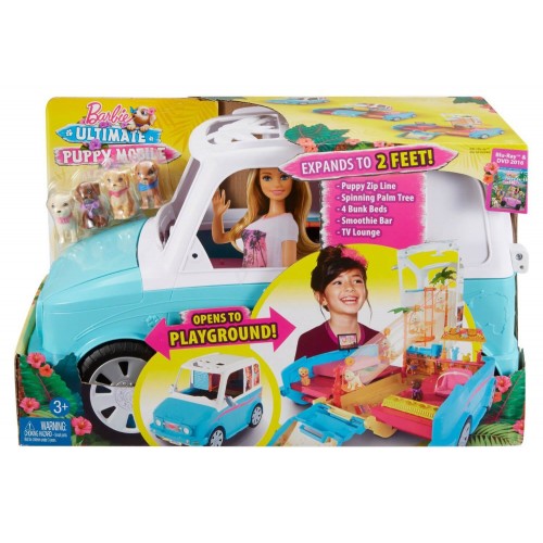 Mattel Barbie Τροχόσπιτο Για Κουταβάκια DLY33 887961272086