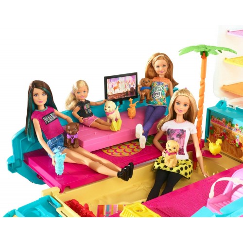 Mattel Barbie Τροχόσπιτο Για Κουταβάκια DLY33 887961272086