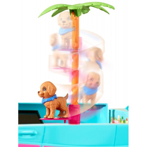 Mattel Barbie Τροχόσπιτο Για Κουταβάκια DLY33 887961272086