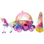 Mattel Barbie Άμαξα Ουράνιο Τόξο Με Κούκλα DPY38 887961328776