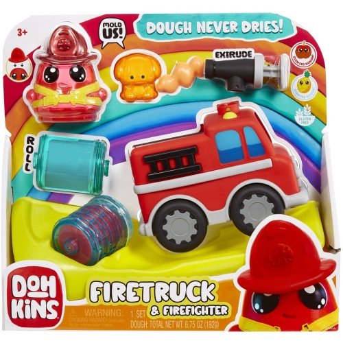 MGA Entertainment Dohkins Fire Truck & Firefighter 123064-EUC 035051123064