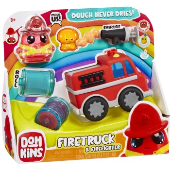 MGA Entertainment Dohkins Fire Truck & Firefighter 123064-EUC 035051123064