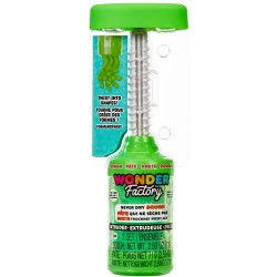 MGA Entertainment Wonder Factory Never Dry Dough Extruder - Green 532248-EUC 035051532248