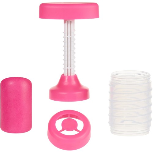 MGA Entertainment Wonder Factory Never Dry Dough Extruder - Pink 532255-EUC 035051532255