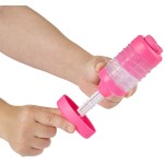 MGA Entertainment Wonder Factory Never Dry Dough Extruder - Pink 532255-EUC 035051532255