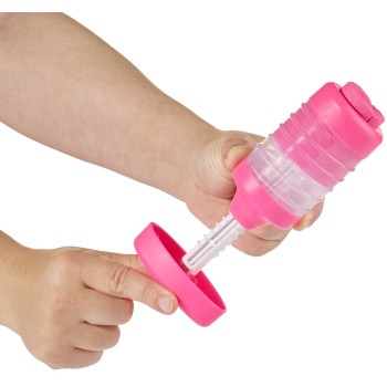 MGA Entertainment Wonder Factory Never Dry Dough Extruder - Pink 532255-EUC 035051532255