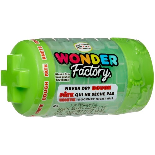 MGA Entertainment Wonder Factory Never Dry Dough Singles - Green 595120 / 6 035051594987
