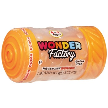 MGA Entertainment Wonder Factory Never Dry Dough Singles - Orange 595120 / 2 035051595083