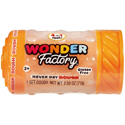 MGA Entertainment Wonder Factory Never Dry Dough Singles - Orange 595120 / 2 035051595083