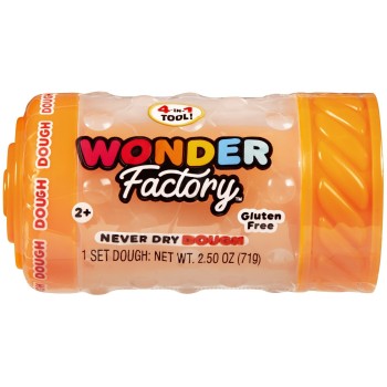 MGA Entertainment Wonder Factory Never Dry Dough Singles - Orange 595120 / 2 035051595083