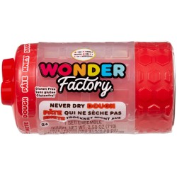 MGA Entertainment Wonder Factory Never Dry Dough Singles - Red 595120 / 1 035051595069